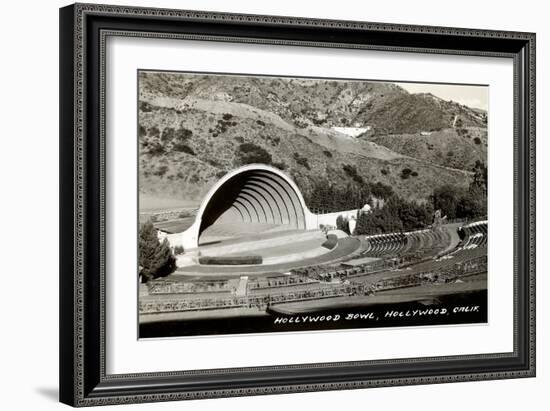 Hollywood Bowl, Los Angeles, California-null-Framed Art Print