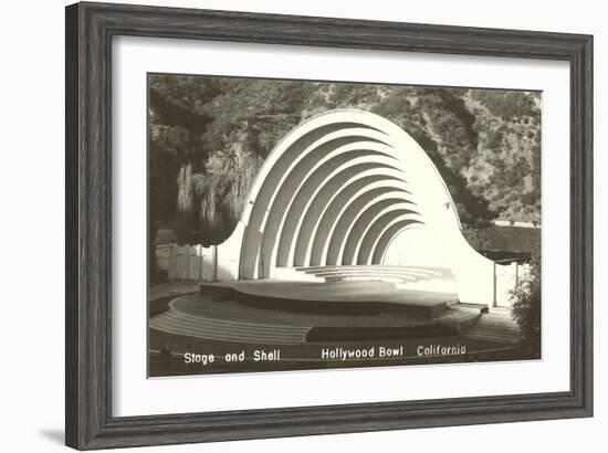 Hollywood Bowl, Los Angeles, California-null-Framed Art Print