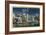 Hollywood, California - ABC Building on Vine Street-Lantern Press-Framed Art Print