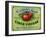 Hollywood, California - Peterson's Cider Vinegar Label-Lantern Press-Framed Art Print