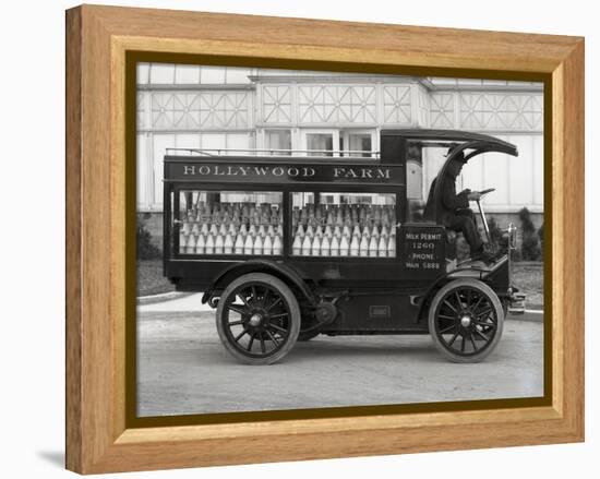 Hollywood Farm Milk Delivery Truck, Seattle, 1913-null-Framed Premier Image Canvas