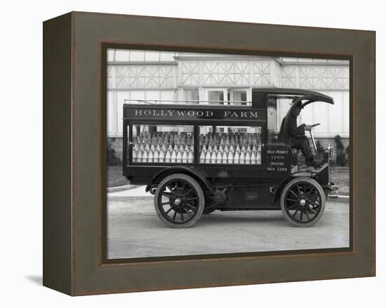 Hollywood Farm Milk Delivery Truck, Seattle, 1913-null-Framed Premier Image Canvas