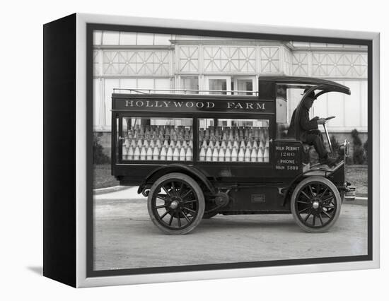 Hollywood Farm Milk Delivery Truck, Seattle, 1913-null-Framed Premier Image Canvas