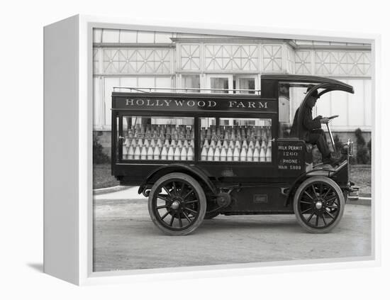 Hollywood Farm Milk Delivery Truck, Seattle, 1913-null-Framed Premier Image Canvas