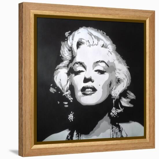 Hollywood icon-Abstract Graffiti-Framed Premier Image Canvas