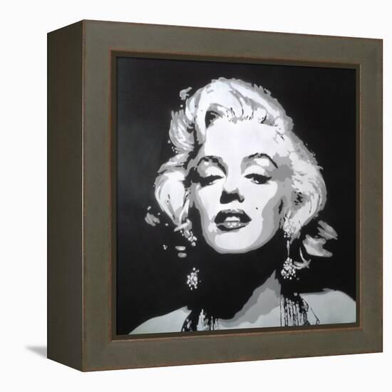 Hollywood icon-Abstract Graffiti-Framed Premier Image Canvas