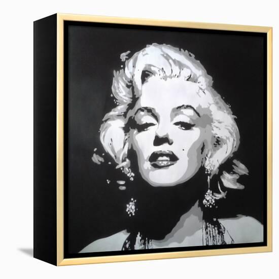 Hollywood icon-Abstract Graffiti-Framed Premier Image Canvas