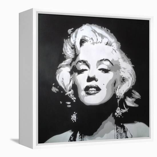 Hollywood icon-Abstract Graffiti-Framed Premier Image Canvas