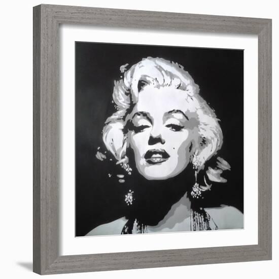 Hollywood icon-Abstract Graffiti-Framed Giclee Print