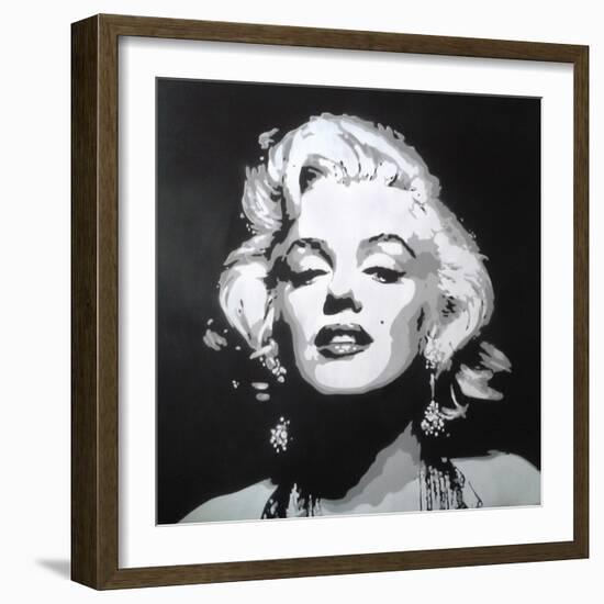 Hollywood icon-Abstract Graffiti-Framed Giclee Print