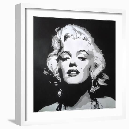 Hollywood icon-Abstract Graffiti-Framed Giclee Print