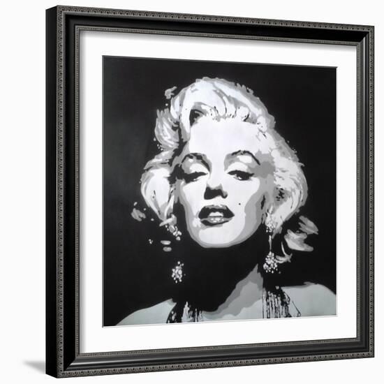 Hollywood icon-Abstract Graffiti-Framed Giclee Print