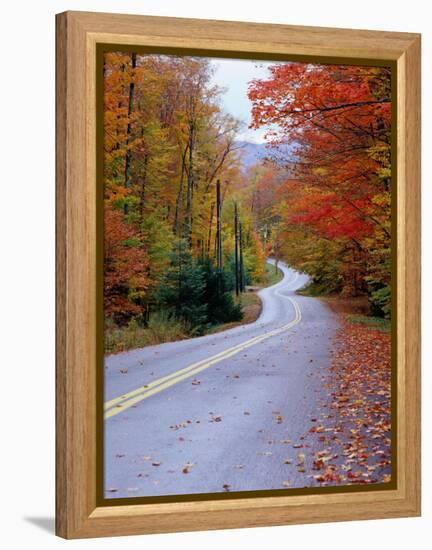 Hollywood Rd at Route 28, Adirondack Mountains, NY-Jim Schwabel-Framed Premier Image Canvas