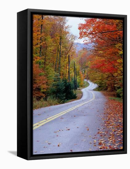 Hollywood Rd at Route 28, Adirondack Mountains, NY-Jim Schwabel-Framed Premier Image Canvas