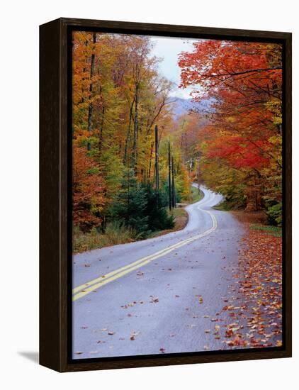 Hollywood Rd at Route 28, Adirondack Mountains, NY-Jim Schwabel-Framed Premier Image Canvas