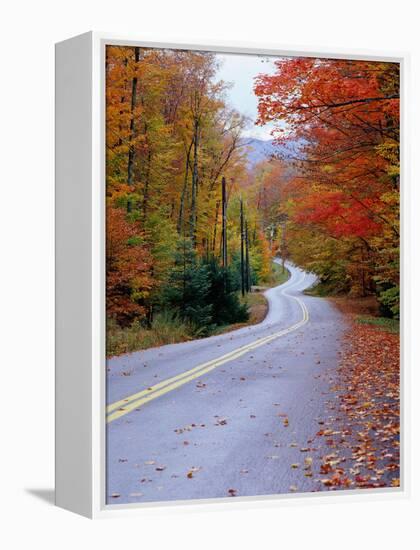 Hollywood Rd at Route 28, Adirondack Mountains, NY-Jim Schwabel-Framed Premier Image Canvas