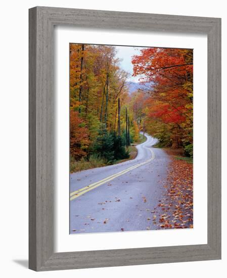 Hollywood Rd at Route 28, Adirondack Mountains, NY-Jim Schwabel-Framed Photographic Print