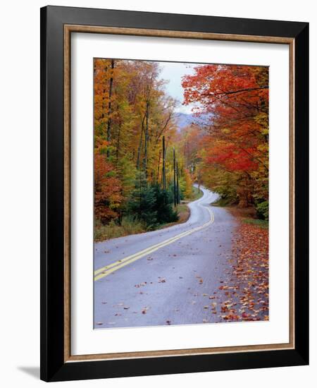 Hollywood Rd at Route 28, Adirondack Mountains, NY-Jim Schwabel-Framed Photographic Print