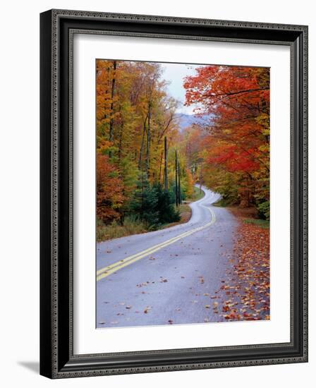 Hollywood Rd at Route 28, Adirondack Mountains, NY-Jim Schwabel-Framed Photographic Print