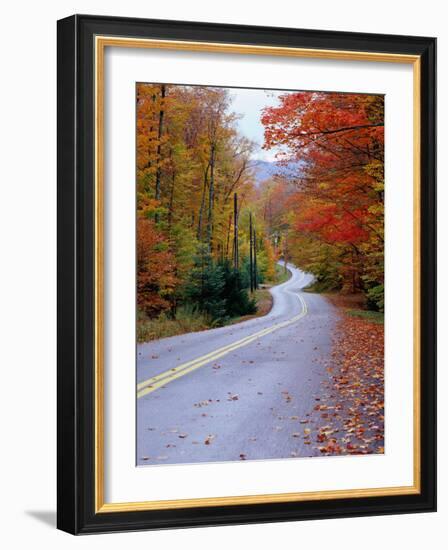 Hollywood Rd at Route 28, Adirondack Mountains, NY-Jim Schwabel-Framed Photographic Print