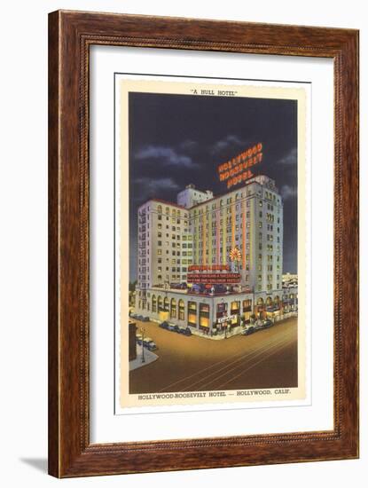 Hollywood-Roosevelt Hotel, Los Angeles, California-null-Framed Art Print