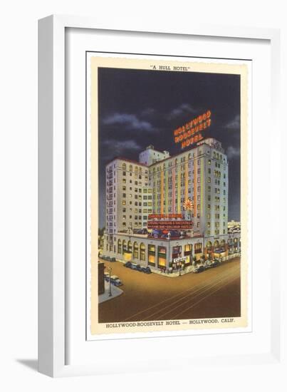 Hollywood-Roosevelt Hotel, Los Angeles, California-null-Framed Art Print
