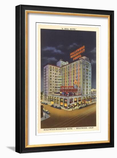 Hollywood-Roosevelt Hotel, Los Angeles, California-null-Framed Art Print