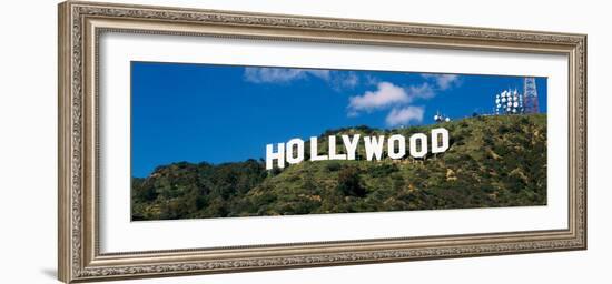 Hollywood sign Hollwood CA USA-null-Framed Photographic Print