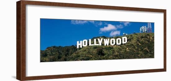 Hollywood sign Hollwood CA USA-null-Framed Photographic Print