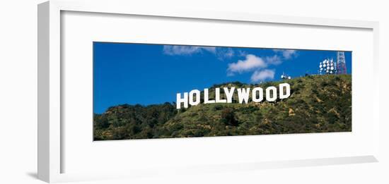 Hollywood sign Hollwood CA USA-null-Framed Photographic Print