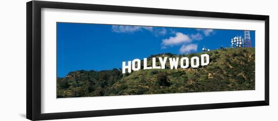 Hollywood sign Hollwood CA USA-null-Framed Photographic Print