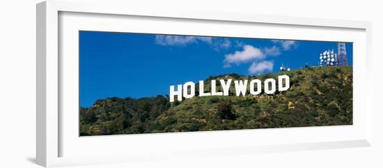Hollywood sign Hollwood CA USA-null-Framed Photographic Print
