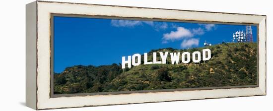 Hollywood sign Hollwood CA USA-null-Framed Premier Image Canvas