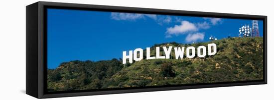 Hollywood sign Hollwood CA USA-null-Framed Premier Image Canvas