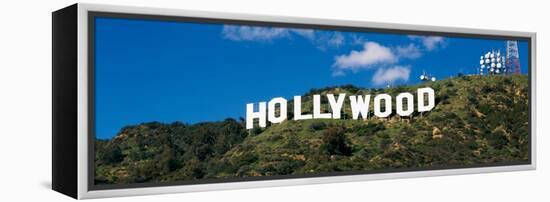 Hollywood sign Hollwood CA USA-null-Framed Premier Image Canvas