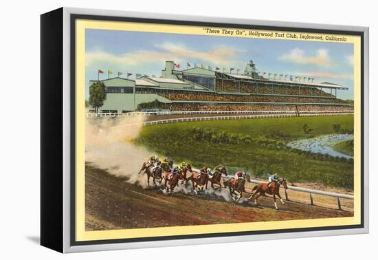 Hollywood Turf Club, Inglewood, California-null-Framed Stretched Canvas