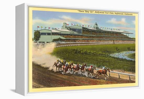 Hollywood Turf Club, Inglewood, California-null-Framed Stretched Canvas