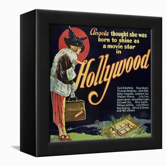 Hollywood-null-Framed Stretched Canvas