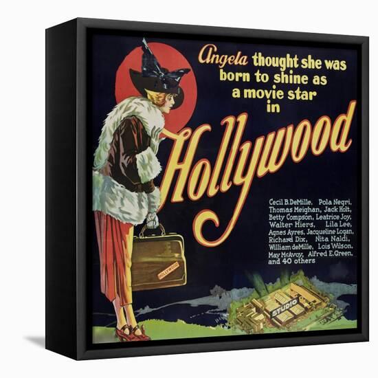 Hollywood-null-Framed Stretched Canvas