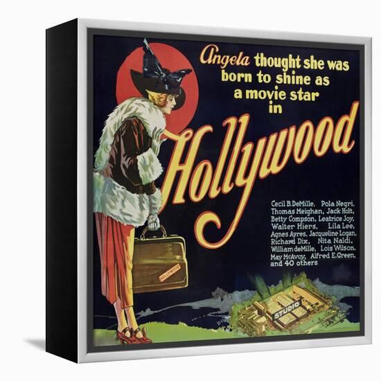 Hollywood-null-Framed Stretched Canvas