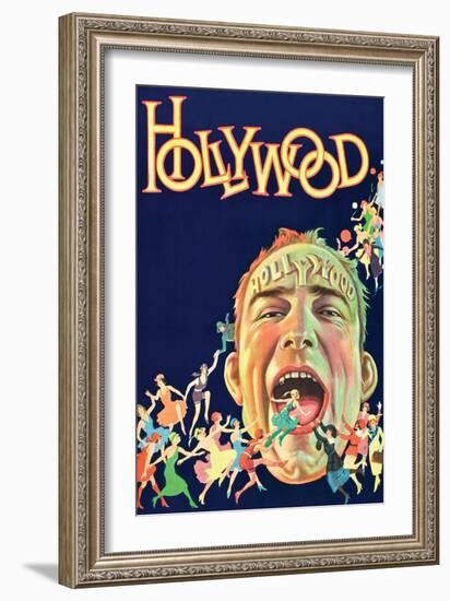 Hollywood-null-Framed Art Print