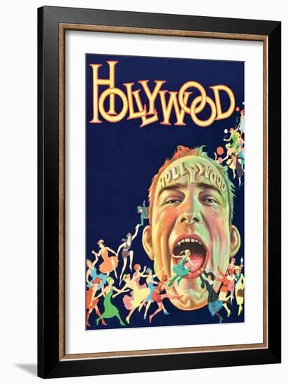 Hollywood-null-Framed Art Print