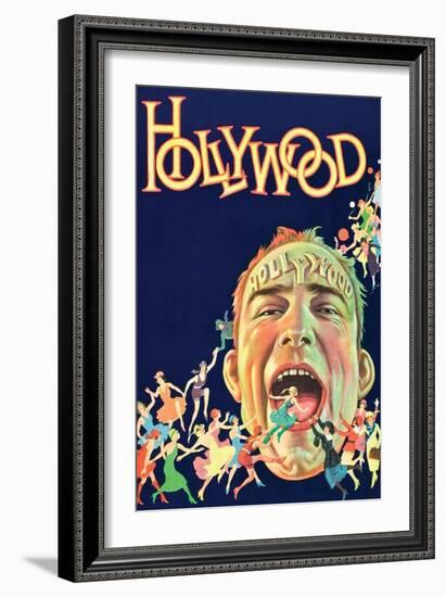 Hollywood-null-Framed Art Print