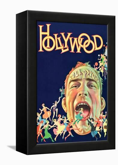 Hollywood-null-Framed Stretched Canvas