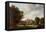 Holme Eden, Near Carlisle, 1843-John Wilson Carmichael-Framed Premier Image Canvas