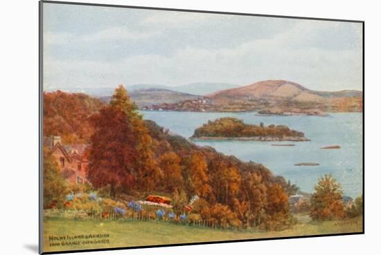 Holme Island and Arnside, from Grange-Over-Sands-Alfred Robert Quinton-Mounted Giclee Print