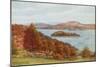 Holme Island and Arnside, from Grange-Over-Sands-Alfred Robert Quinton-Mounted Giclee Print