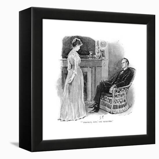 Holmes and Mrs. St. Clair-Sidney Paget-Framed Premier Image Canvas