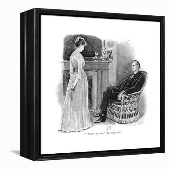 Holmes and Mrs. St. Clair-Sidney Paget-Framed Premier Image Canvas