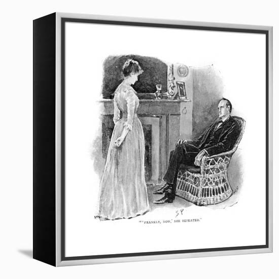 Holmes and Mrs. St. Clair-Sidney Paget-Framed Premier Image Canvas